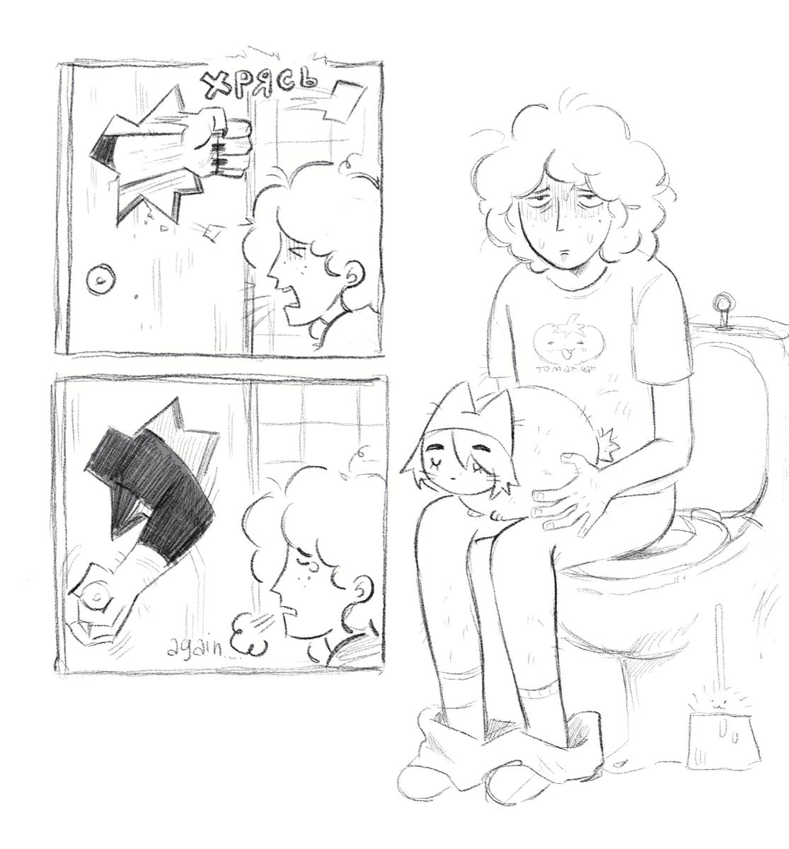 dand_dandc's tweet photo. 🚽🐈 https://t.co/qc6TLtLGtA