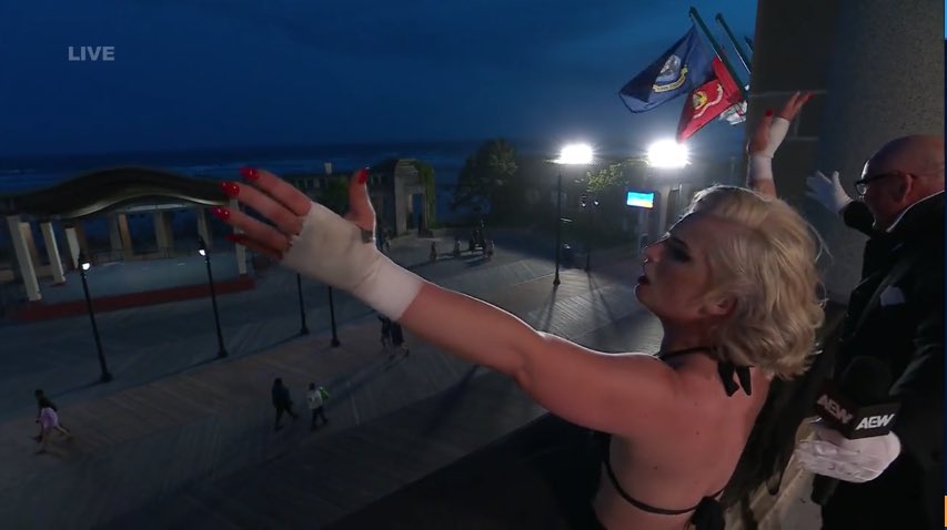 fireboyandel's tweet image. God Toni storm is amazing. @AEW   “Everybody comes for toni storm, but I come for everybody” #AEWCollision