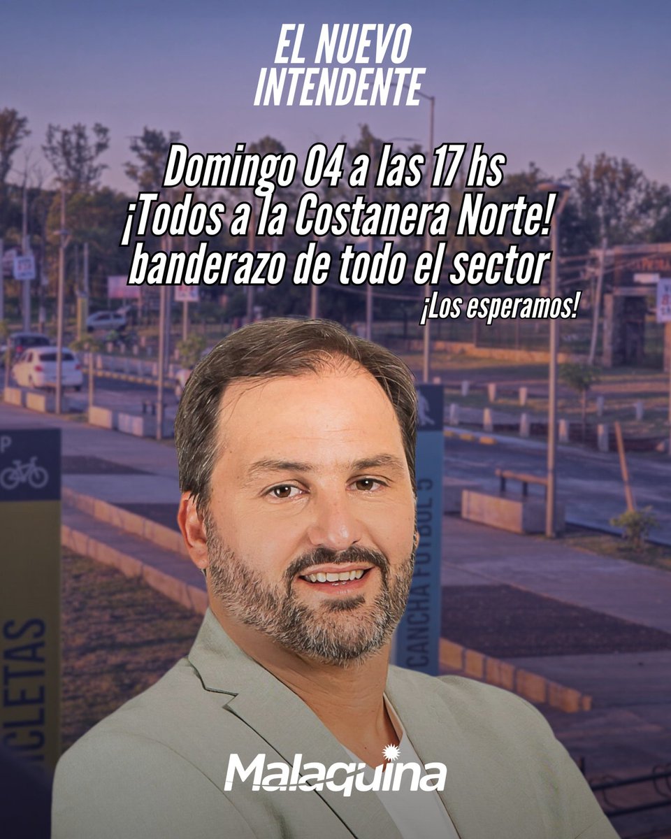 Último domingo de banderazo en Costanera Norte, quedan 7 días para hacer historia! Los esperamos a todos 🚩.

#MalaquinaIntendente #AvanzaMalaquina