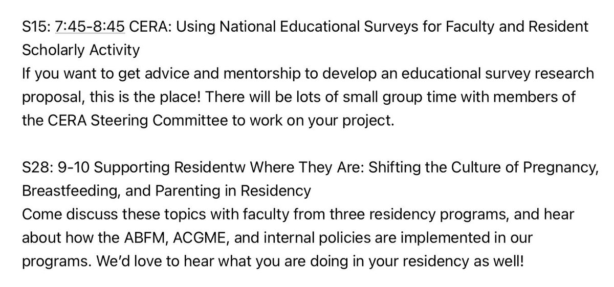 I’m particularly excited about these two sessions at <a href="/STFM_FM/">STFM</a> #AN25 - hope to see you there!