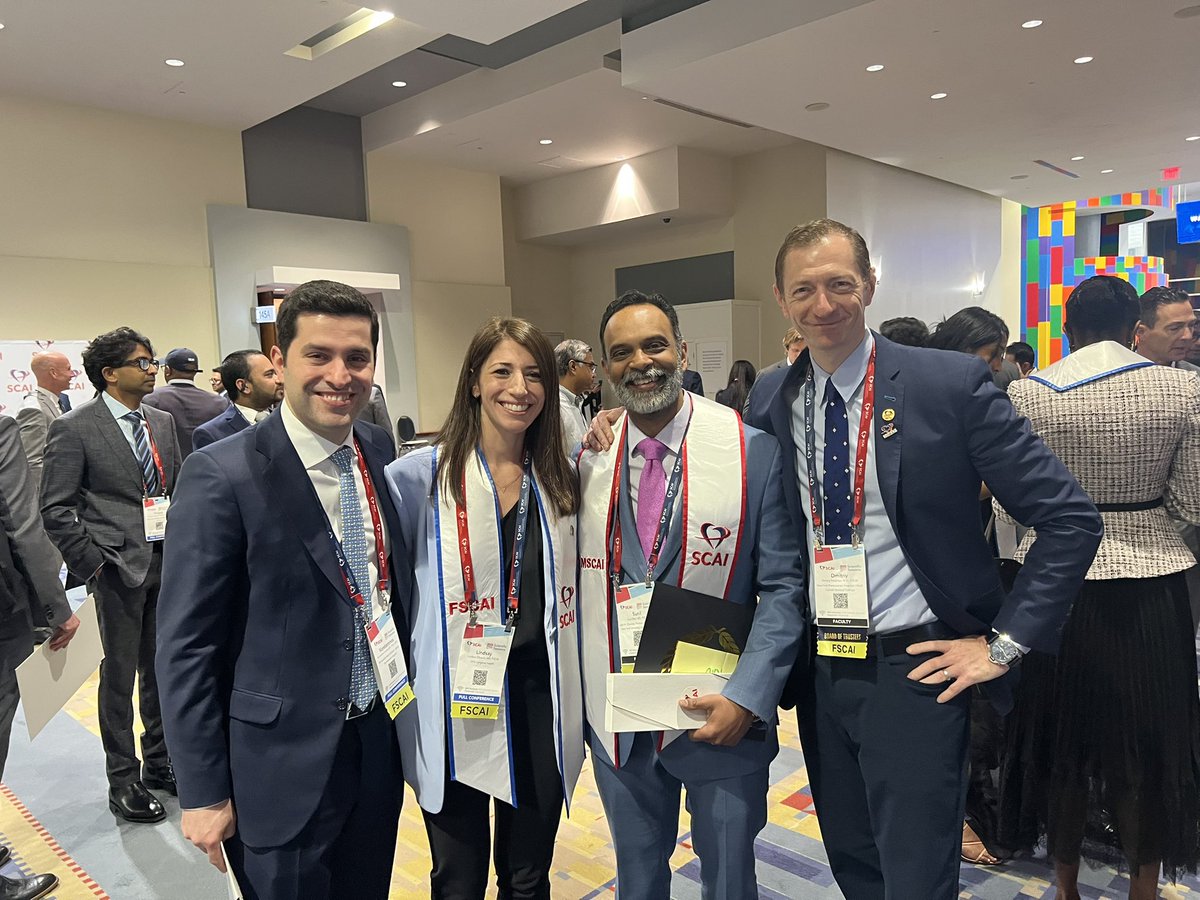 Dmitriy N. Feldman, MD (@dnfeldmanmd) on Twitter photo Congrats to the โ30 in their 30sโ <a href="/SCAI/">SCAI</a> winners #SCAI2025!! The future of IC is bright! And so proud of my 2 superstar prior fellows <a href="/LindsayElbaum/">Lindsay Elbaum, MD, FACC, FSCAI</a> and <a href="/kvoudris/">Konstantinos Voudris</a> for this achievement!
<a href="/SrihariNaiduMD/">Srihari S. Naidu, MD</a> <a href="/Herms2James/">James Hermiller</a> <a href="/BinitaShahMD/">Binita Shah</a> <a href="/SVRaoMD/">Sunil V. Rao</a> Congrats to the โ30 in their 30sโ <a href="/SCAI/">SCAI</a> winners #SCAI2025!! The future of IC is bright! And so proud of my 2 superstar prior fellows <a href="/LindsayElbaum/">Lindsay Elbaum, MD, FACC, FSCAI</a> and <a href="/kvoudris/">Konstantinos Voudris</a> for this achievement!
<a href="/SrihariNaiduMD/">Srihari S. Naidu, MD</a> <a href="/Herms2James/">James Hermiller</a> <a href="/BinitaShahMD/">Binita Shah</a> <a href="/SVRaoMD/">Sunil V. Rao</a>