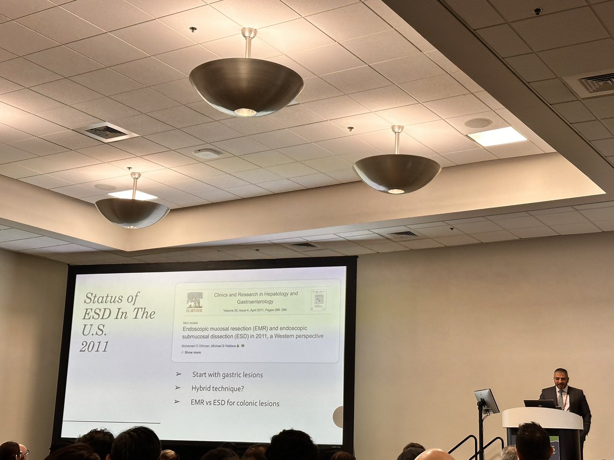 Fouad Jaber, MD, MS (@fouadsjaber) on Twitter photo The ESD king ๐ Dr. <a href="/EndoscopyOthman/">Mohamed Othman</a> talking about ESD training and journey in the US.
<a href="/DDWMeeting/">Digestive Disease Week</a> <a href="/ASGEendoscopy/">ASGE GI Endoscopy</a> <a href="/AmCollegeGastro/">ACG</a> <a href="/bcm_gihep/">BCM Gastroenterology</a> <a href="/bcmhouston/">BCMHouston</a> #DDW2025 The ESD king ๐ Dr. <a href="/EndoscopyOthman/">Mohamed Othman</a> talking about ESD training and journey in the US.
<a href="/DDWMeeting/">Digestive Disease Week</a> <a href="/ASGEendoscopy/">ASGE GI Endoscopy</a> <a href="/AmCollegeGastro/">ACG</a> <a href="/bcm_gihep/">BCM Gastroenterology</a> <a href="/bcmhouston/">BCMHouston</a> #DDW2025