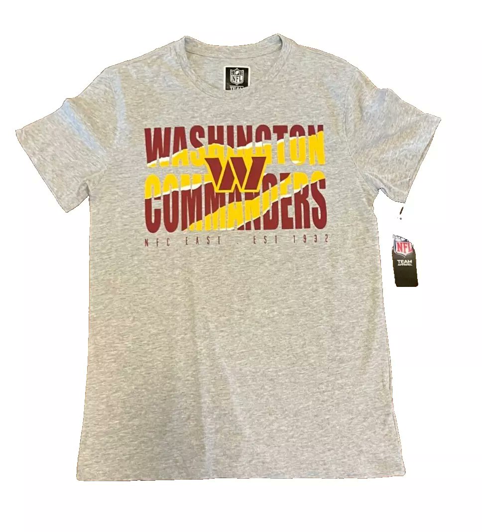 EicholtzSports's tweet image. Support the Commanders in style! ⚡
This Washington Commanders Men's Gray Short Sleeve T-Shirt (Size M, NWT) is perfect for any fan. 🏈
➡️ Shop now and show your team pride!
ebay.us/KoZRup
#WashingtonCommanders #CommandersFan #NFLMerch #TShirtStyle #MensWear