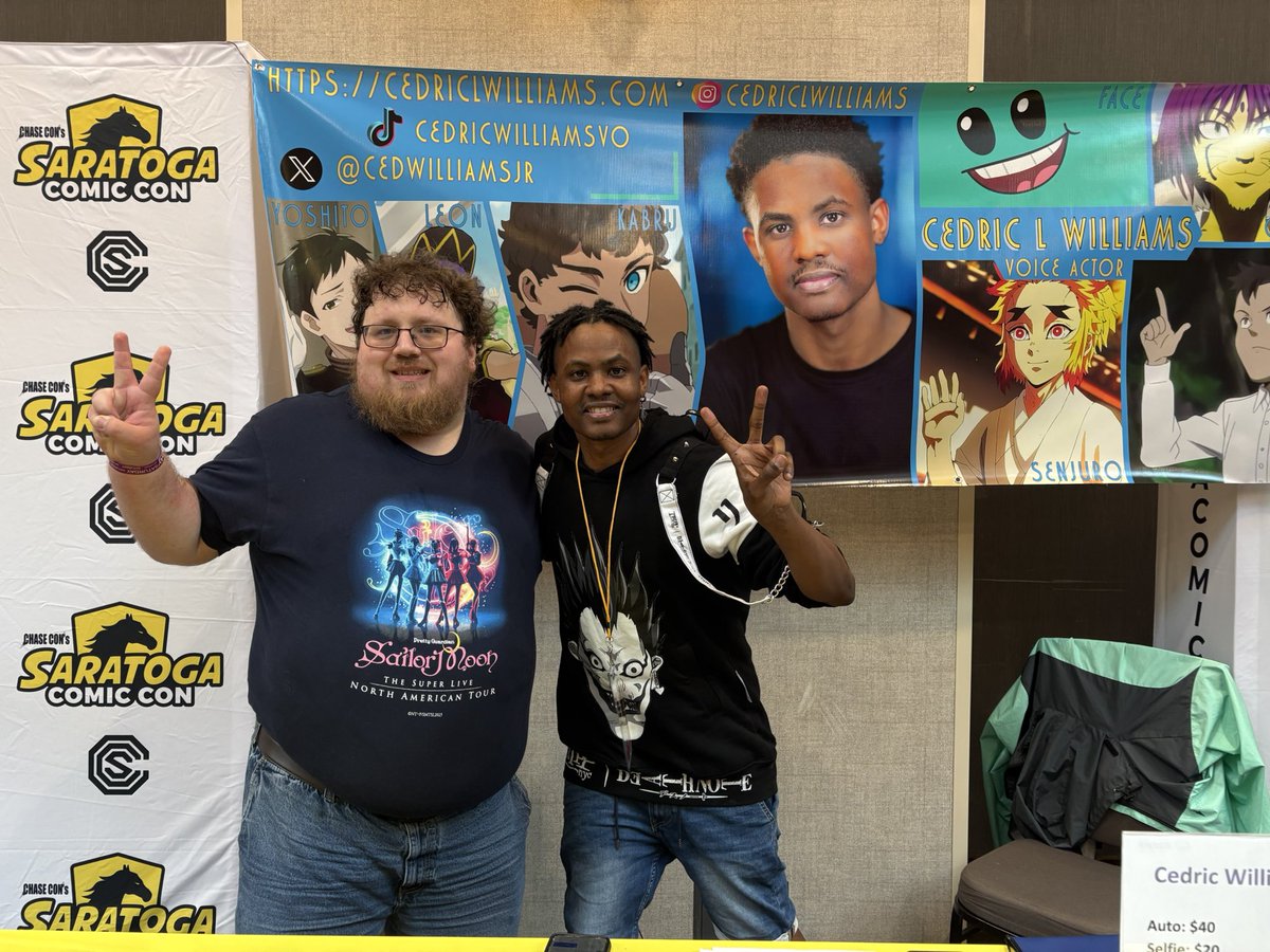 <a href="/cedwilliamsjr/">Cedric L Williams Jr.</a> It was awesome to meet you again! (And less than a year between to boot! 😁)

Book another con in the Capital Region so we can make it a three-peat!