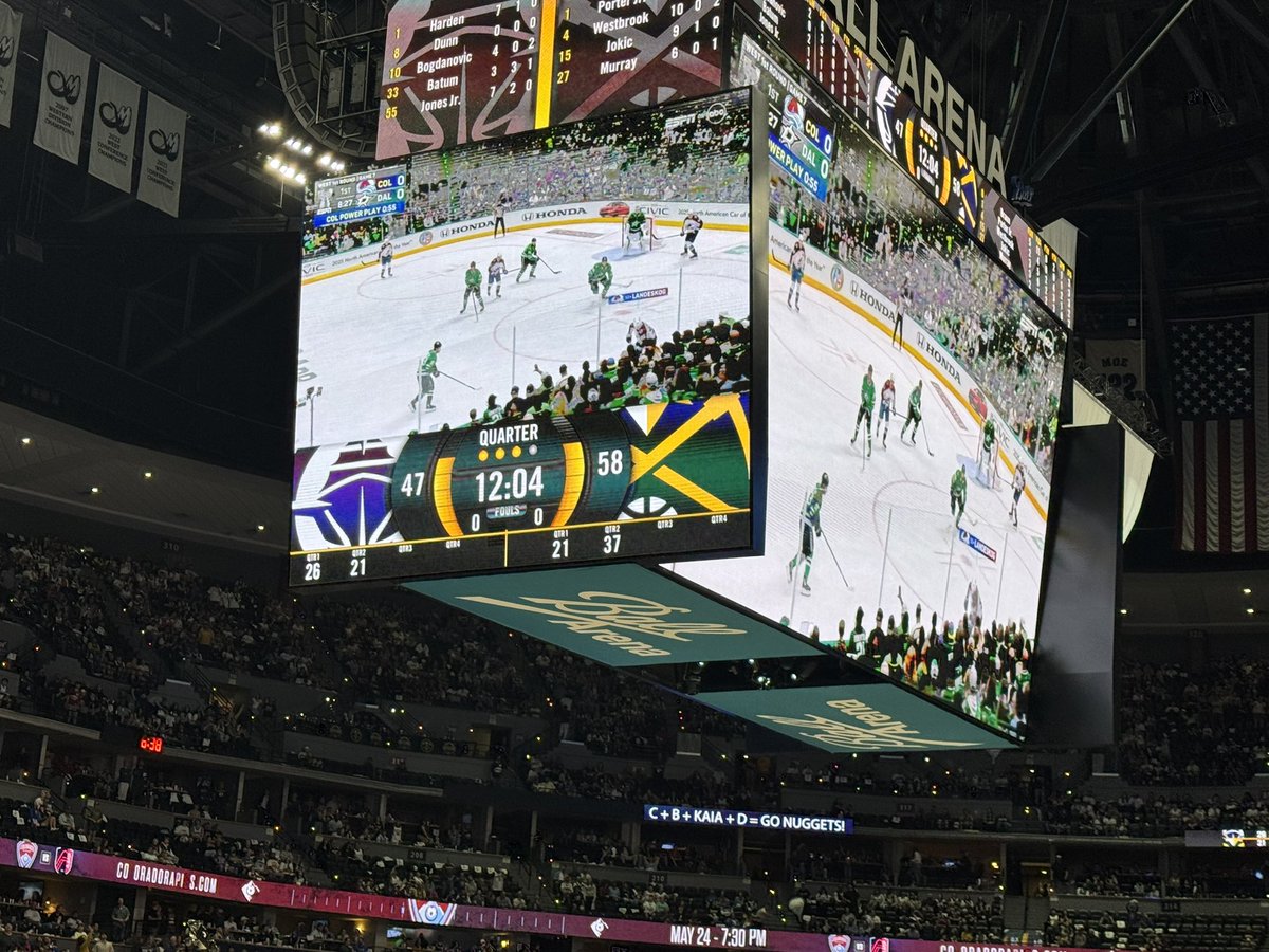 VBenedetto's tweet image. The halftime entertainment for Game 7.