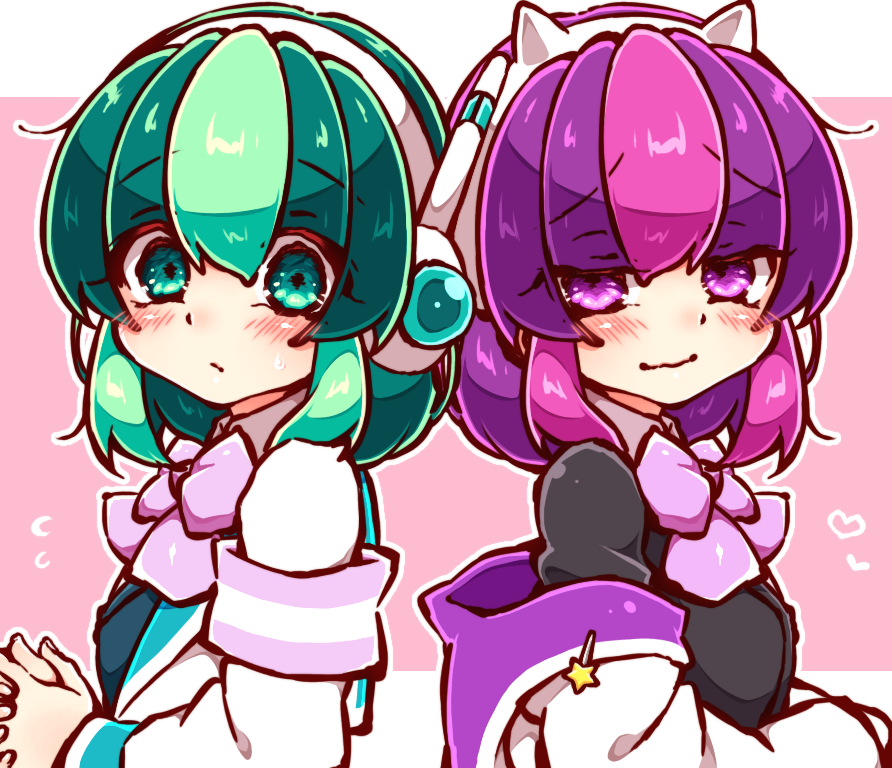 Rbb1F's tweet image. まきなちゃんとマキナちゃん