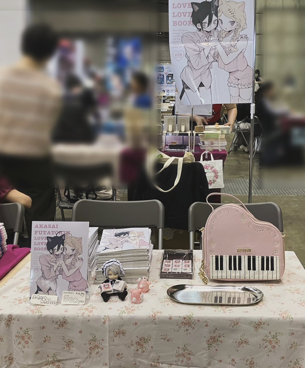 設営完了しました♡＞ᴗ＜
