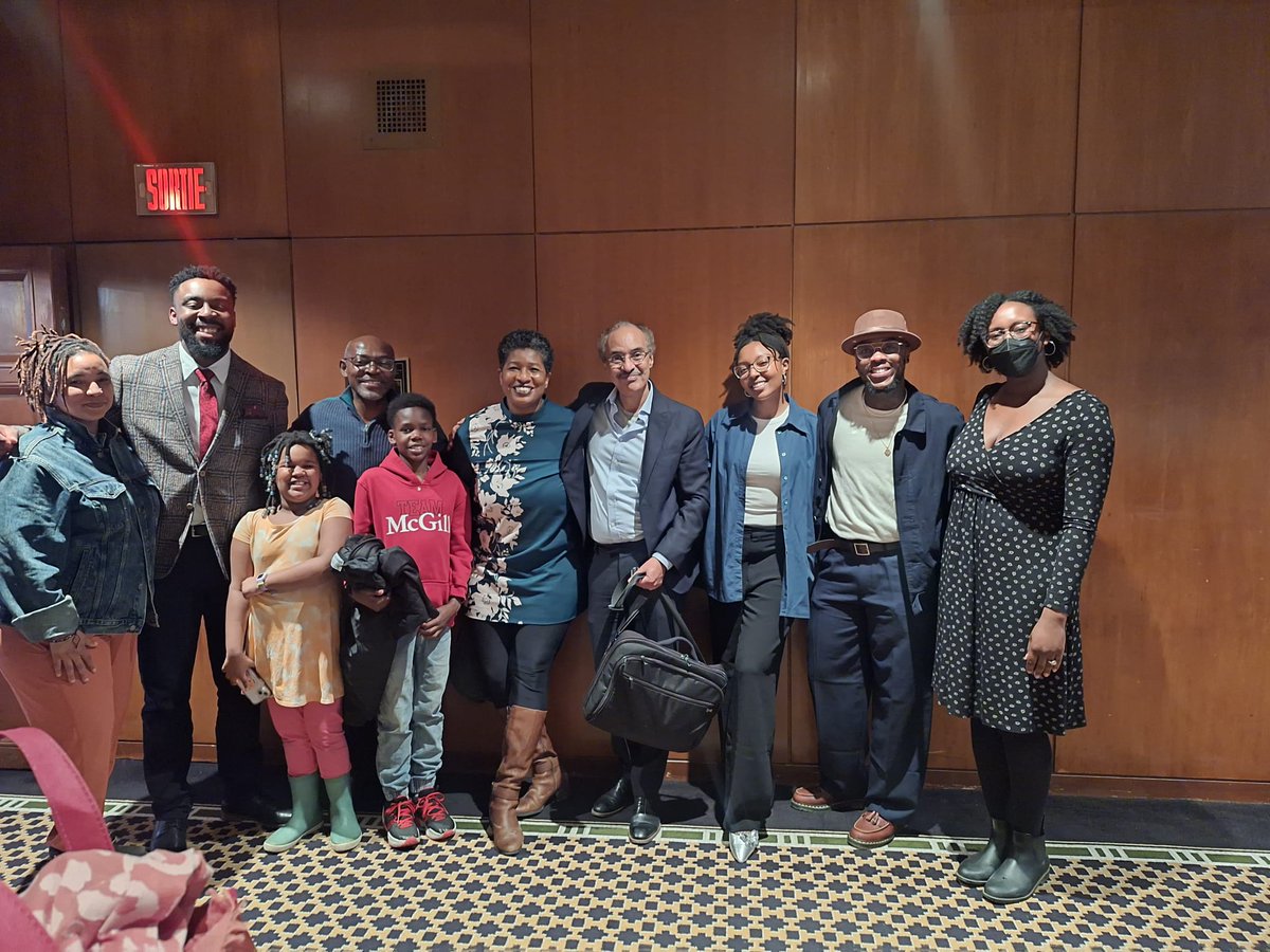 A little bit of joy celebrating the graduation of Black students at McGill--Class of 2025 with faculty colleagues from Poli Sci, and Education and the tireless staff at McGill working to address anti-Black racism to the benefit of students, faculty, staff and all of the community