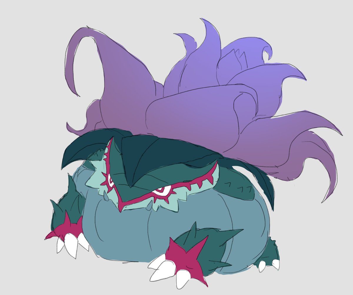 HuitzilinF_Art's tweet photo. Progress from today's stream
(WIP) Charizard and Venusaur redesign https://t.co/OjOjVrCDNV