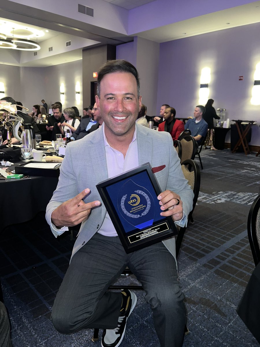 Dario Melendez (@dario_melendez) on Twitter photo “And another one!”
<a href="/WISN12News/">WISN 12 NEWS</a> #Big12Sports Team taking home another <a href="/WIBroadcasters/">WBA</a> Award for “Best Specialty Program: 2024 NFL Draft Show”
<a href="/Steph__Sutton/">Stephanie Sutton</a> <a href="/JFiWISN/">Jared Fialko</a> <a href="/Tyler_Wied/">Tyler Wied</a> #WeDaBest “And another one!”
<a href="/WISN12News/">WISN 12 NEWS</a> #Big12Sports Team taking home another <a href="/WIBroadcasters/">WBA</a> Award for “Best Specialty Program: 2024 NFL Draft Show”
<a href="/Steph__Sutton/">Stephanie Sutton</a> <a href="/JFiWISN/">Jared Fialko</a> <a href="/Tyler_Wied/">Tyler Wied</a> #WeDaBest