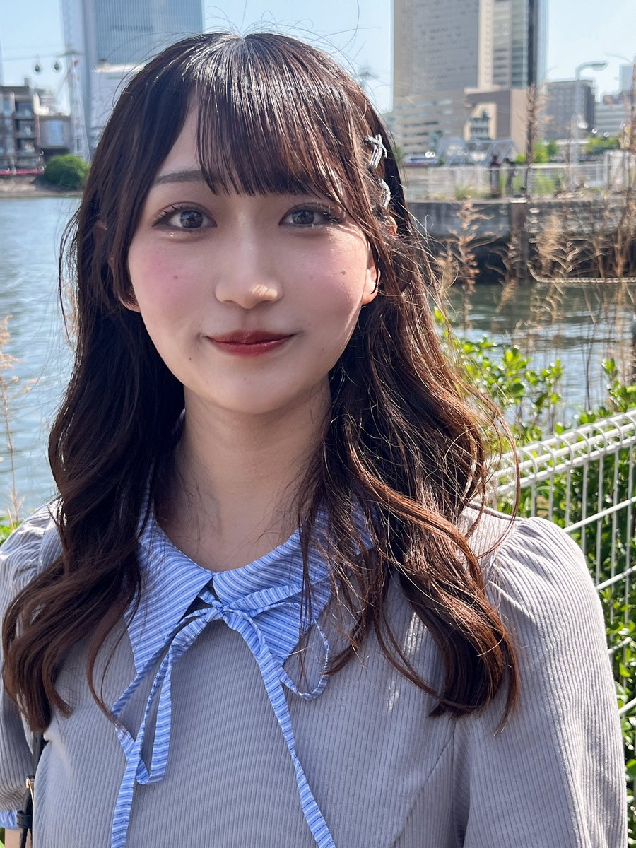 Senatanjiro222's tweet image. #ノーモア参勤交代
 #日浦菜緒
 #すきすきなおちゃん
めっちゃドアップの菜緒
証明写真みたいのしか撮れなかっかた、笑