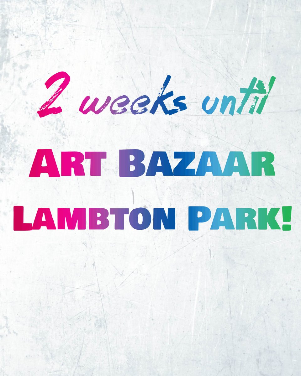 Art Bazaar is returning to Lambton Park on Sunday 18 May from 10am - 3pm