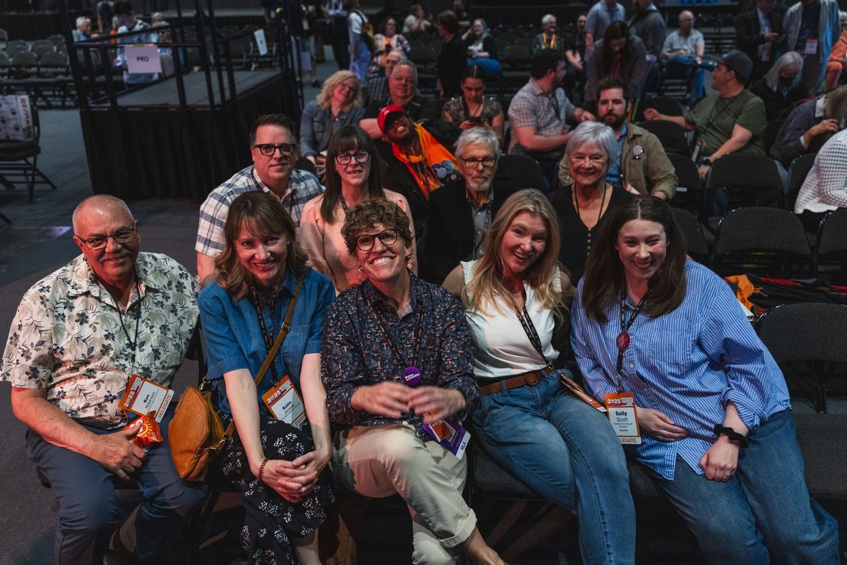 heathersweetab's tweet image. The Alberta NDP Convention has been a blast so far! 

It&apos;s such a pleasure meeting supporters from across the province and working together to build a better future for Alberta.

Better is Possible!

#betterispossible #convention2025