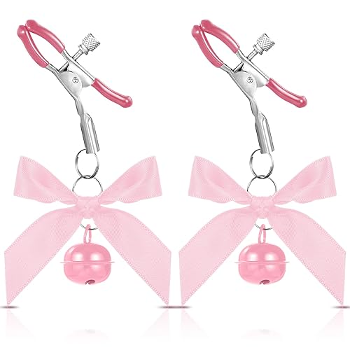 I just received Quilax 2Pcs Body Jewelry Non Piercing, Adjustable Nipple Clamps for Adult, Stainless Steel Bow Nipple Clips with Bell, Pressure Nipple Clamps with Chain, Pink Nipple Jewelry fo from Atalwa via Throne. Thank you! throne.com/boba_bitch #Wishlist #Throne
