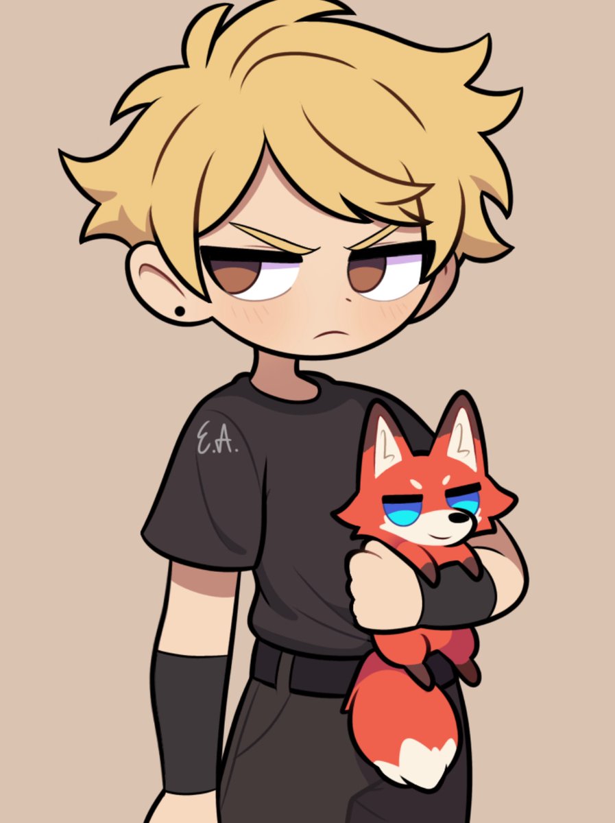 Andrew and his little fox #aftg #allforthegame #andreil #ANDREWMINYARD #neiljosten