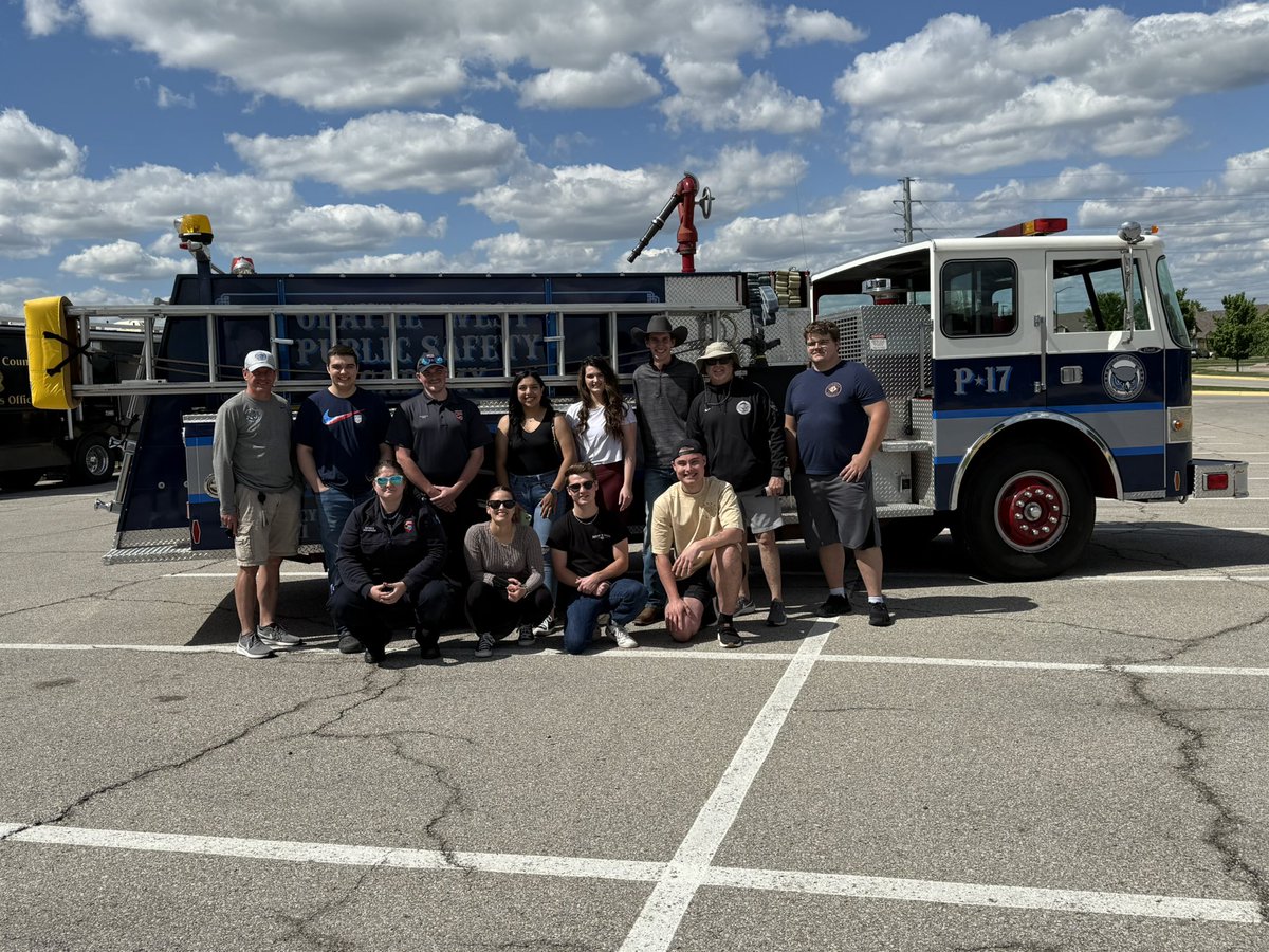 Olathe West Public Safety Academy (@owpsacademy) on Twitter photo Pretty cool when alumni show up to the car show and they are all now serving as first responders in our community! #owlpower <a href="/OlatheFire/">Olathe Fire Dept.</a> <a href="/OlathePolice/">Olathe Police</a> <a href="/JoCoMedAct/">JoCo MED-ACT</a> <a href="/OttawaFireKS/">Ottawa Fire, KS</a> <a href="/AMR_Social/">American Medical Response</a> <a href="/OlathePathways/">Olathe Career Pathways</a> <a href="/JOCOSHERIFF/">Johnson Co KS Sheriff</a> <a href="/MaBlackOW/">Megan Black</a> <a href="/OWNovacekOWLS/">Jay Novacek</a> Pretty cool when alumni show up to the car show and they are all now serving as first responders in our community! #owlpower <a href="/OlatheFire/">Olathe Fire Dept.</a> <a href="/OlathePolice/">Olathe Police</a> <a href="/JoCoMedAct/">JoCo MED-ACT</a> <a href="/OttawaFireKS/">Ottawa Fire, KS</a> <a href="/AMR_Social/">American Medical Response</a> <a href="/OlathePathways/">Olathe Career Pathways</a> <a href="/JOCOSHERIFF/">Johnson Co KS Sheriff</a> <a href="/MaBlackOW/">Megan Black</a> <a href="/OWNovacekOWLS/">Jay Novacek</a>