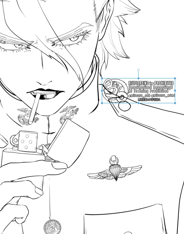 人差し指でジッポ回すのかっこいいなって思って！
うぃっぷ