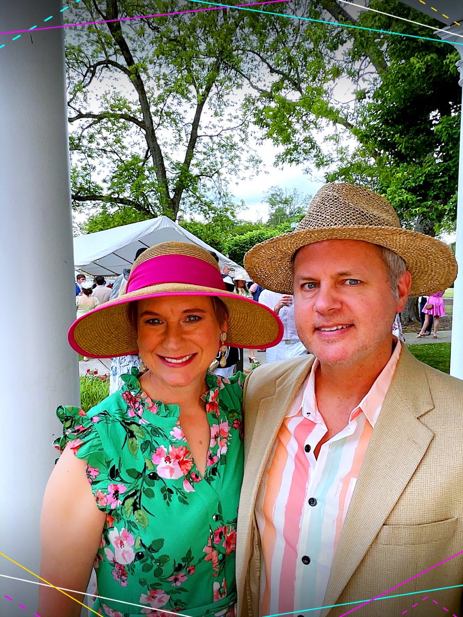 joedom's tweet image. Having a great time at the Hats &amp;amp; Hooves Derby Party 💃🏼👒🐎 with KI4HHI (Mrs D) benefitting Elevate Coweta Students #fancyhats #DerbyDay #Newnan