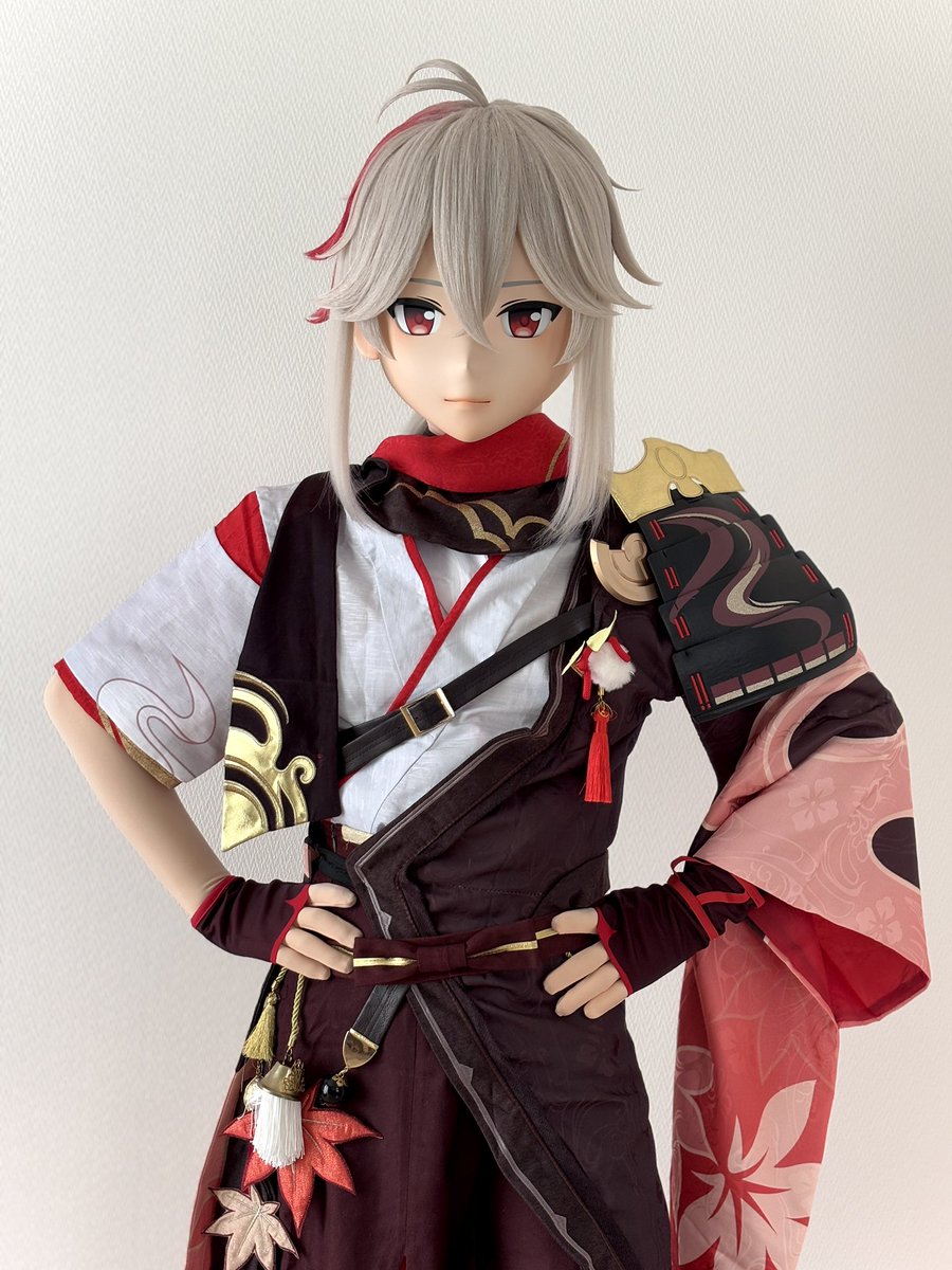 【 原神 -Genshin Impact- 】
　　楓原万葉 - Kaedehara Kazuha -

‘’拙者は楓原万葉、見ての通り、どこにでもいる流浪武士でござるよ🍁’’

「原神」より、楓原万葉をお迎えしました！！

🎭:<a href="/goukaou/">Goukaou kigurumi studio</a> 
📷:<a href="/asamu_kig/">あさむ/ Asamu</a>