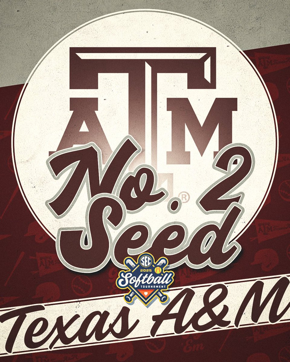 🚨 NO. 2 SEED

👍 <a href="/AggieSoftball/">Texas A&M Softball</a> 

#SECSB x #SECTourney