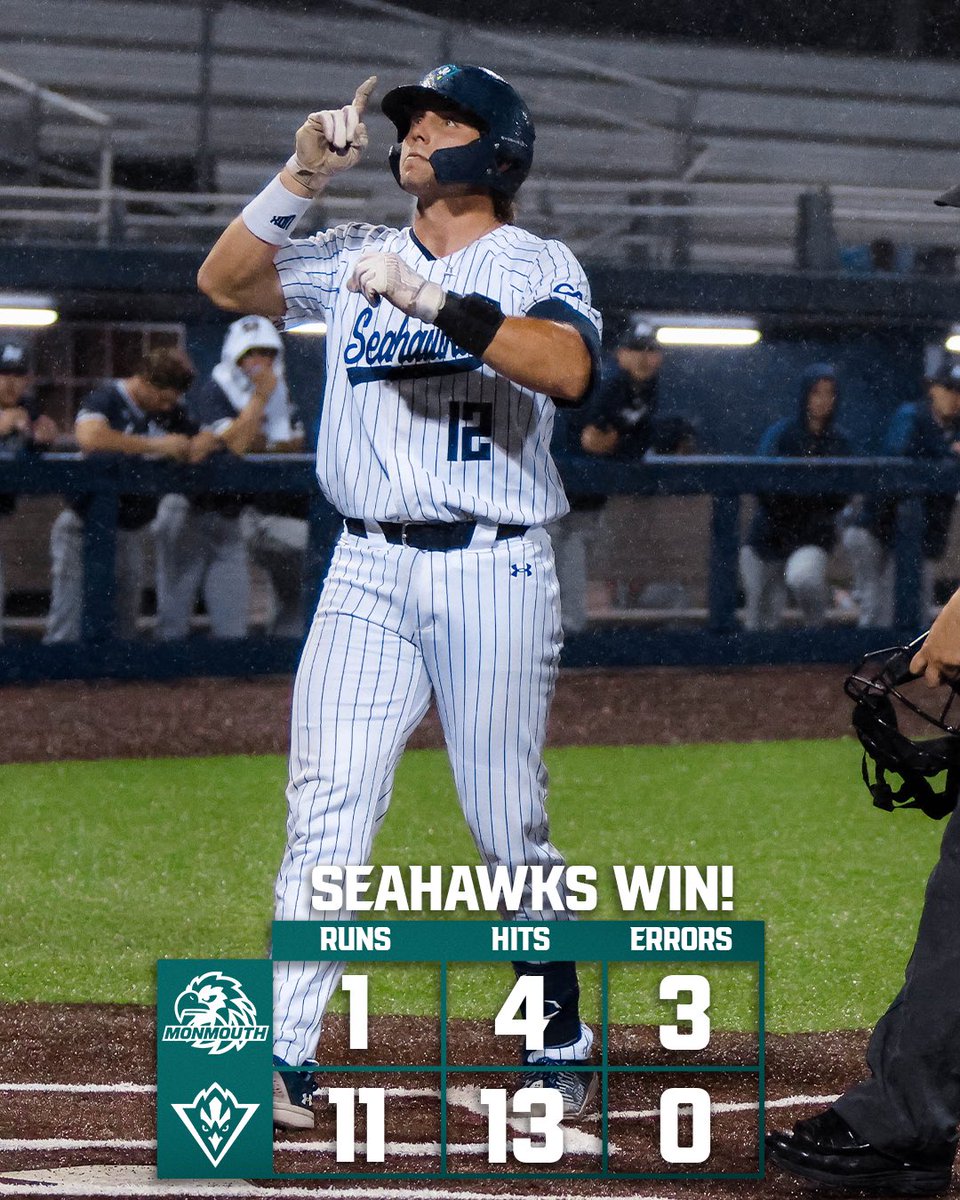 FINAL SCORE 👏

#SeahawkBaseball