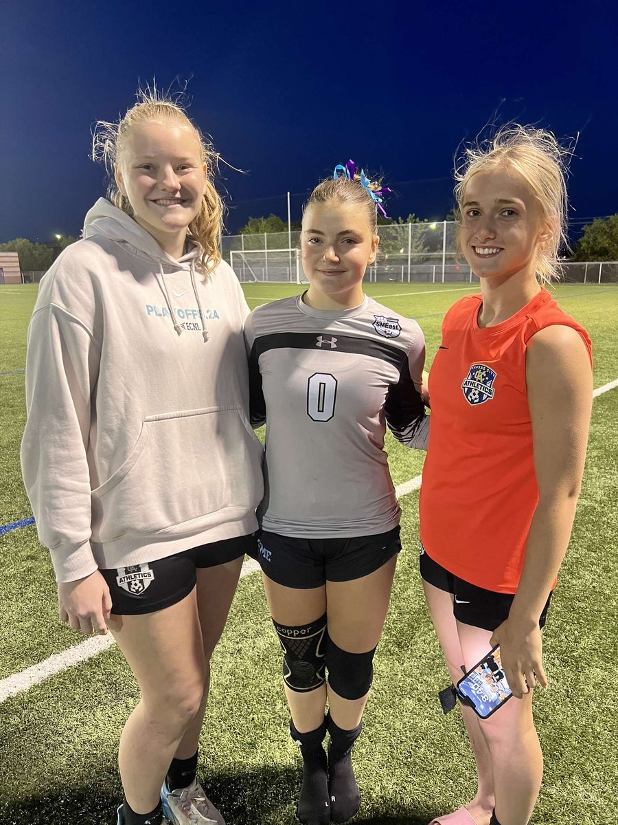 Isabella Tilgner 2027 GK (@iztilgner) on Twitter photo Having an amazing time this season! Huge thanks to my awesome club mates for coming out to watch and support—it means the world to have you both as fans!
<a href="/AthleticsKC/">KC Athletics Soccer Club</a> <a href="/smesoccercoach/">SME Boys & Girls Soccer</a> <a href="/ImYouthSoccer/">ECNL/GA/Recruiting/College Soccer</a> <a href="/ECNLgirls/">ECNL Girls</a> <a href="/HSSoccerKC/">SoccerKC</a> <a href="/ImCollegeSoccer/">College Soccer Truth ™</a> <a href="/CollegeSoccerID/">College Soccer ID</a> Having an amazing time this season! Huge thanks to my awesome club mates for coming out to watch and support—it means the world to have you both as fans!
<a href="/AthleticsKC/">KC Athletics Soccer Club</a> <a href="/smesoccercoach/">SME Boys & Girls Soccer</a> <a href="/ImYouthSoccer/">ECNL/GA/Recruiting/College Soccer</a> <a href="/ECNLgirls/">ECNL Girls</a> <a href="/HSSoccerKC/">SoccerKC</a> <a href="/ImCollegeSoccer/">College Soccer Truth ™</a> <a href="/CollegeSoccerID/">College Soccer ID</a>