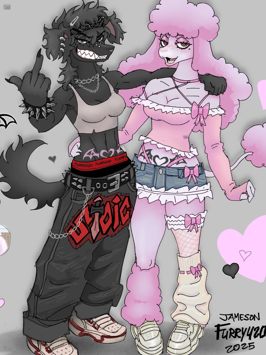 furryart420's tweet photo. 💕🖤 https://t.co/7ngp8dA4zW