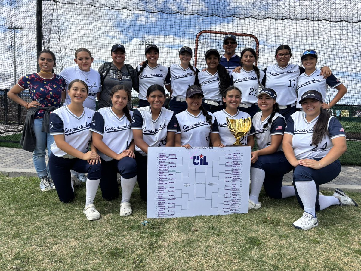 DVHSYISD's tweet photo. Congratulations to the @DVHSVarsitySB team, they are the 2025 Area Champions! #OFOD #ItsWhatWeDo #WeAreOne #ExcellenceByDesign #LetTheConquestBegin #CEO #THEDISTRICT @ysletaisd @VHairston_DVHS @DVHS_Athletics https://t.co/oG8t7qRSTL