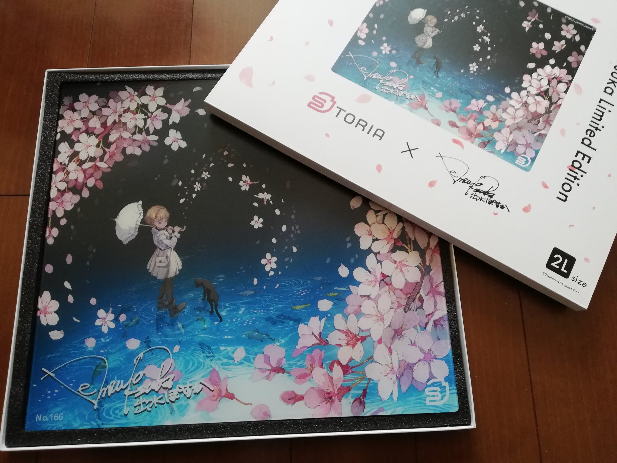 【STORIA】Sloth Demizu Posuka Limited STORIA ゲーミングガラスマウスパッド Sloth DemizuPosuka