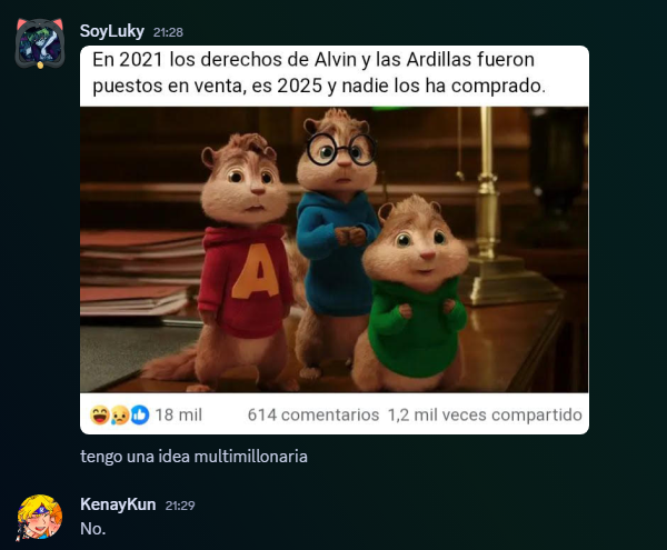 Luky teniendo una idea💡
El Kunai: 💇‍♂️