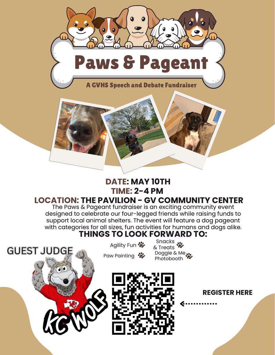 Register now!!! $10!!
Included: flea and tick collar, dog frisbee, event shirt, dog treats, water.
gofan.co/event/3585724?…
