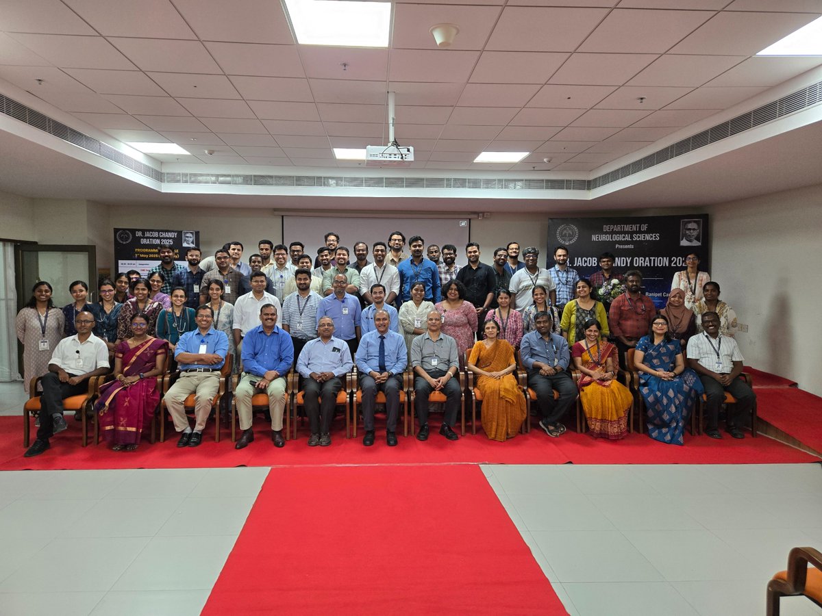 Honored to deliver the Prof. Jacob Chandy Oration at the Department of Neurological Sciences, Christian Medical College, Vellore—celebrating the legacy of the father of Neurological Sciences in India.
Spoke on “From Policy to Practice: A Roadmap for Strengthening Stroke Care in