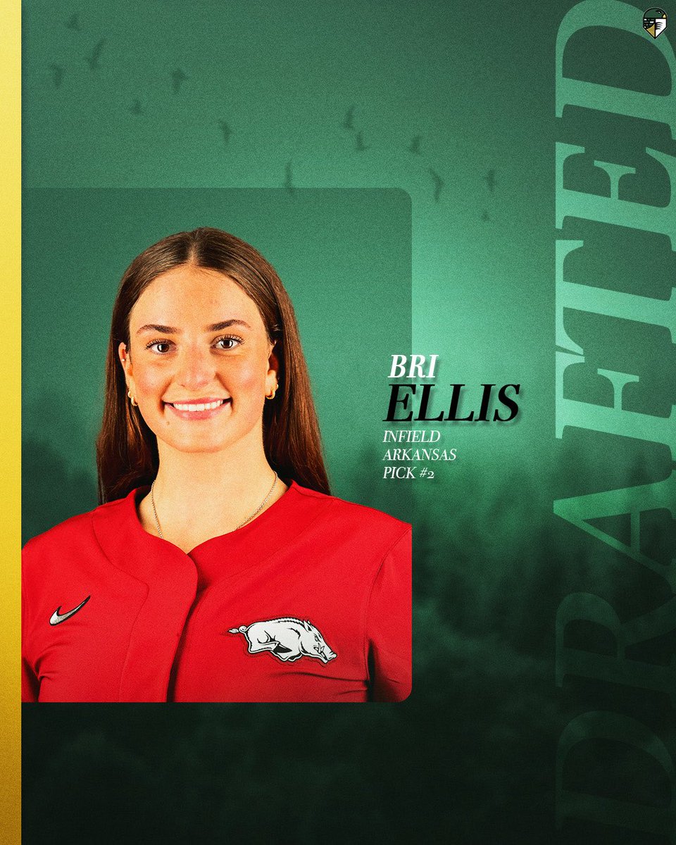 Bri Bombs to the pros 🦅

With the second overall pick, the Talons have selected <a href="/briellis1/">Bri Ellis</a> from <a href="/RazorbackSB/">Arkansas Softball</a>!