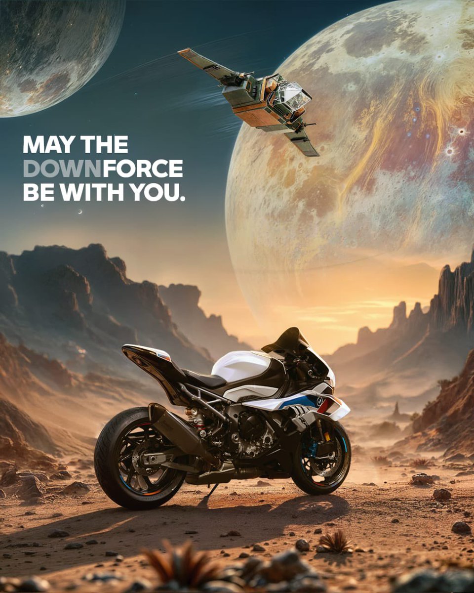 When you ride this fast, even the Force holds on tighter.

Happy #StarWarsDay!

#MakeLifeARide #BMWMotorrad #BMWS1000RR #NeverStopChallenging #StarWars