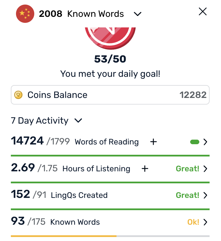 Seabolt Speaks (@seaboltspeaks) on Twitter photo I've really been stepping up my reading lately. Going much harder than I was
#langtwt <a href="/LingQ_Central/">LingQ.com 🇺🇦</a> I've really been stepping up my reading lately. Going much harder than I was
#langtwt <a href="/LingQ_Central/">LingQ.com 🇺🇦</a>