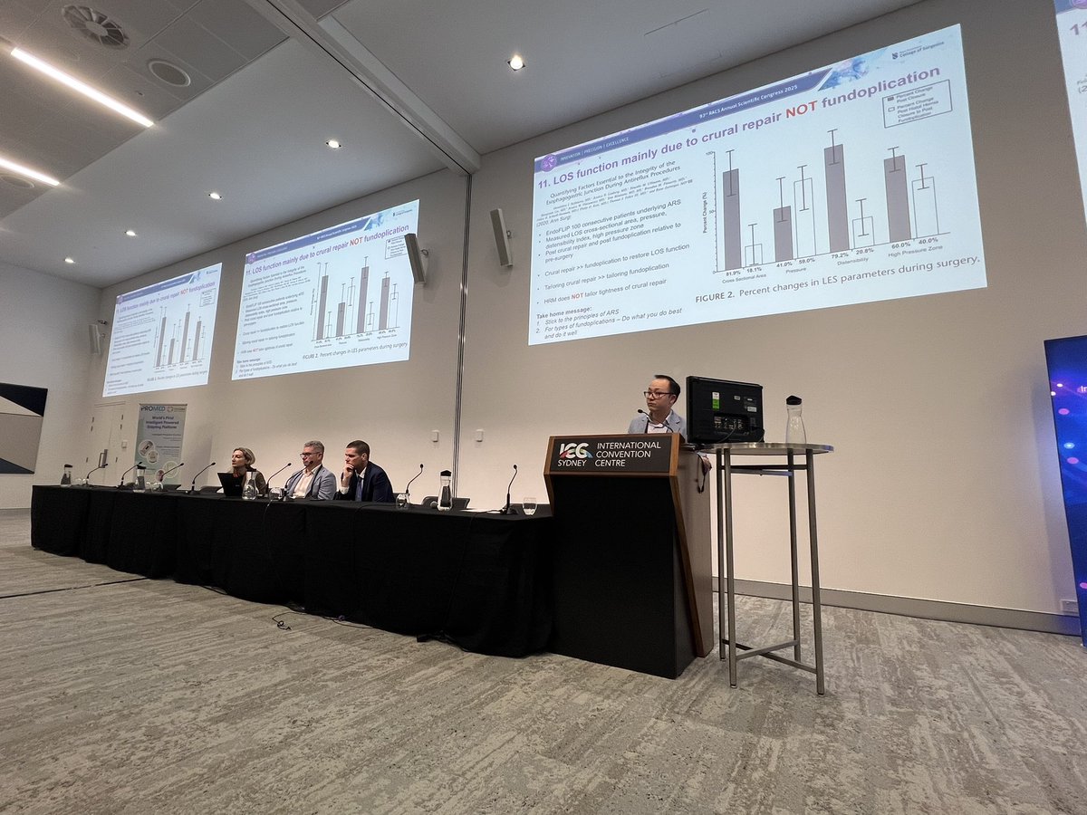 Oliver M. Fisher, MD, PhD, FMH (Surgery), FRACS (@omaxfisher) on Twitter photo Enjoying the benign upper gi debates - routine HRM prior to ARS - yes or no? <a href="/DrDavidSLiu/">David S Liu. PhD, FRACS</a> doing a great job at arguing the AGAINST position! <a href="/RACSurgeons/">RACSurgeons</a> #ASC2025 Enjoying the benign upper gi debates - routine HRM prior to ARS - yes or no? <a href="/DrDavidSLiu/">David S Liu. PhD, FRACS</a> doing a great job at arguing the AGAINST position! <a href="/RACSurgeons/">RACSurgeons</a> #ASC2025