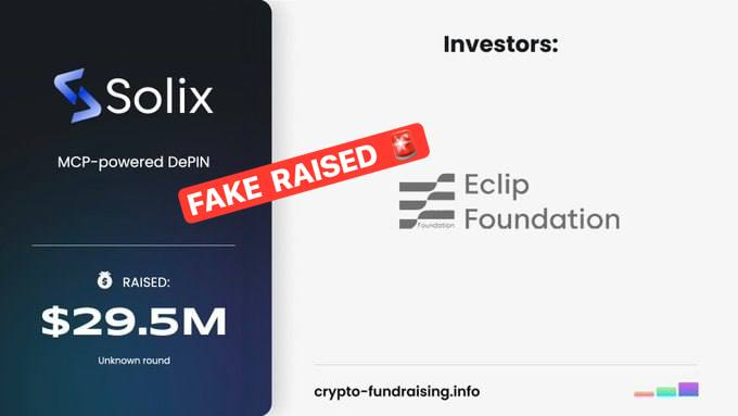 hunter_air20678's tweet photo. levée de fond est fausse : et le projet @solixdepin semble être un Scam 

---- j ai supprimer l extension de ma machine ( et je vous suggère de faire pareil )
---- j ai également supprimer le thread que j avais fait dessus 

je tiens vraiment a m excuser d avoir partager ce genre de projet ; 

de base je voulais pas faire de thread dessus : a cause du peu d info qu il y avait sur le projet et aussi leur investisseur qui me semblait suspect 

 ------ voici encore les éléments qui ont confirmer mes doutes et me pousse a m éloigner du projet 

1/https://t.co/6i4AhOaw1i
2/https://t.co/jN3uEYt3qh
3/https://t.co/RsotiIy3Jh
4/https://t.co/jkioNyn8J2
5/ https://t.co/tud17bErIV
6/https://t.co/UUYwCCNyfa

je tien encore a m excuser et désormais je ferais encore plus de recherche avant de vous  partager un projet