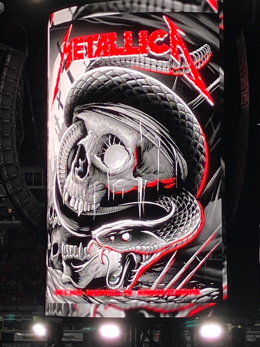 So waiting on metallic to come on stage just got done listening to limp bizkit so far so good