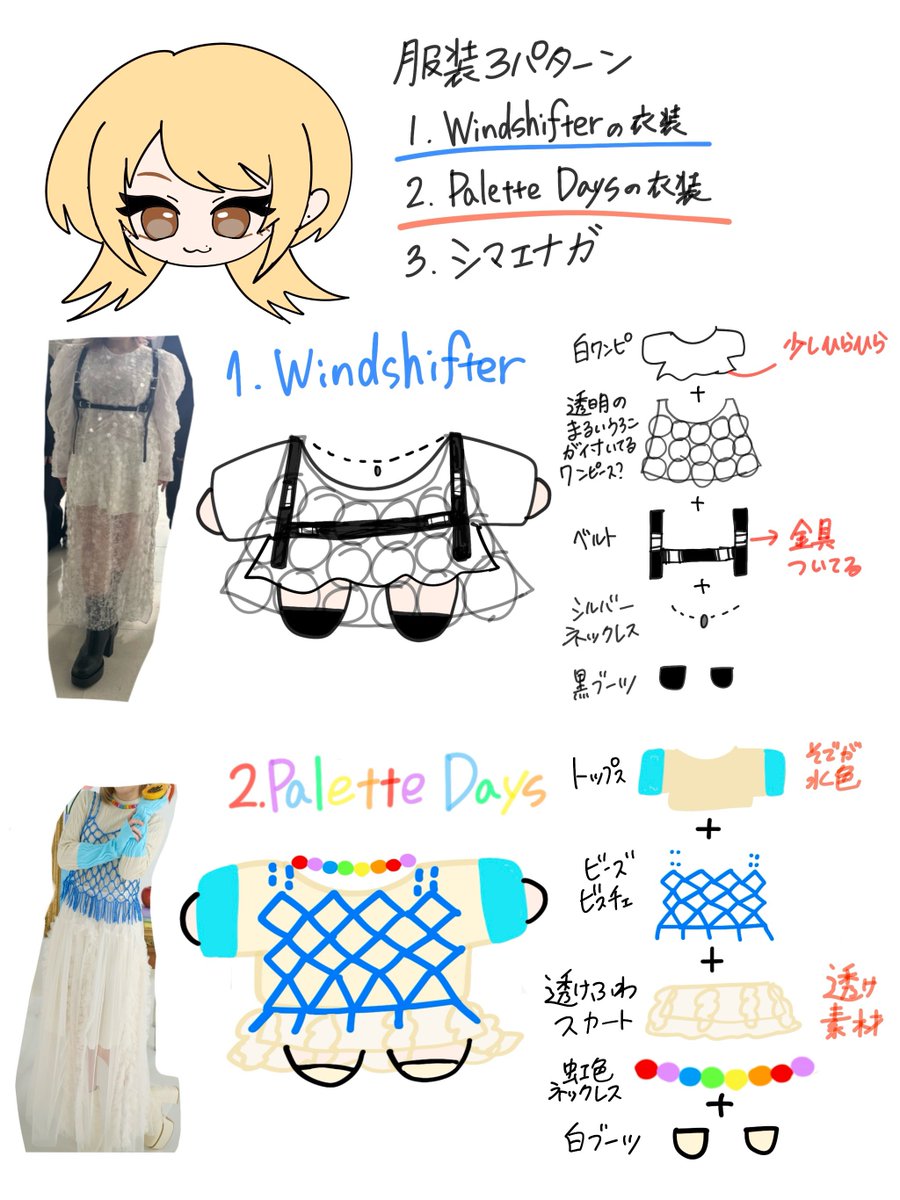 りこぬい、ステージからもよく見えたよー！こんな感じで、自分で顔や