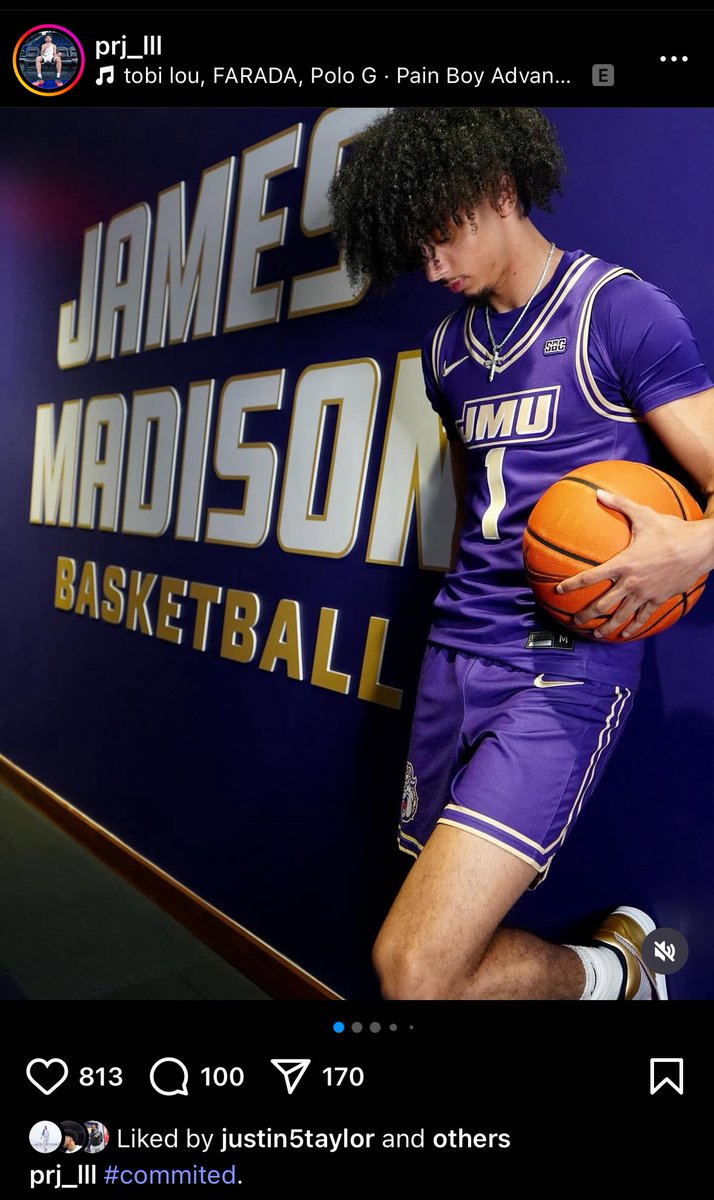 NEWS: Winthrop transfer Paul Jones III, has committed to James Madison

The 6’4” Freshman averaged 7.6 points and 3 rebounds in 19.4 minutes this season