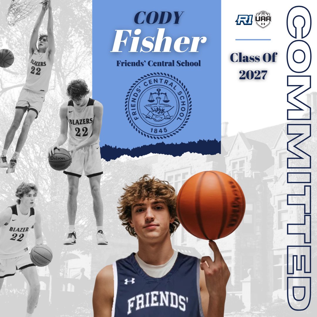 Cody Fisher (@codyfisherbball) on Twitter photo Next Chapter…Friends’ Central. Reclassifying into Class of 2027. Let’s get to work!!! <a href="/FCSBBALL/">Friends’ Central School Boys' Basketball</a> Next Chapter…Friends’ Central. Reclassifying into Class of 2027. Let’s get to work!!! <a href="/FCSBBALL/">Friends’ Central School Boys' Basketball</a>