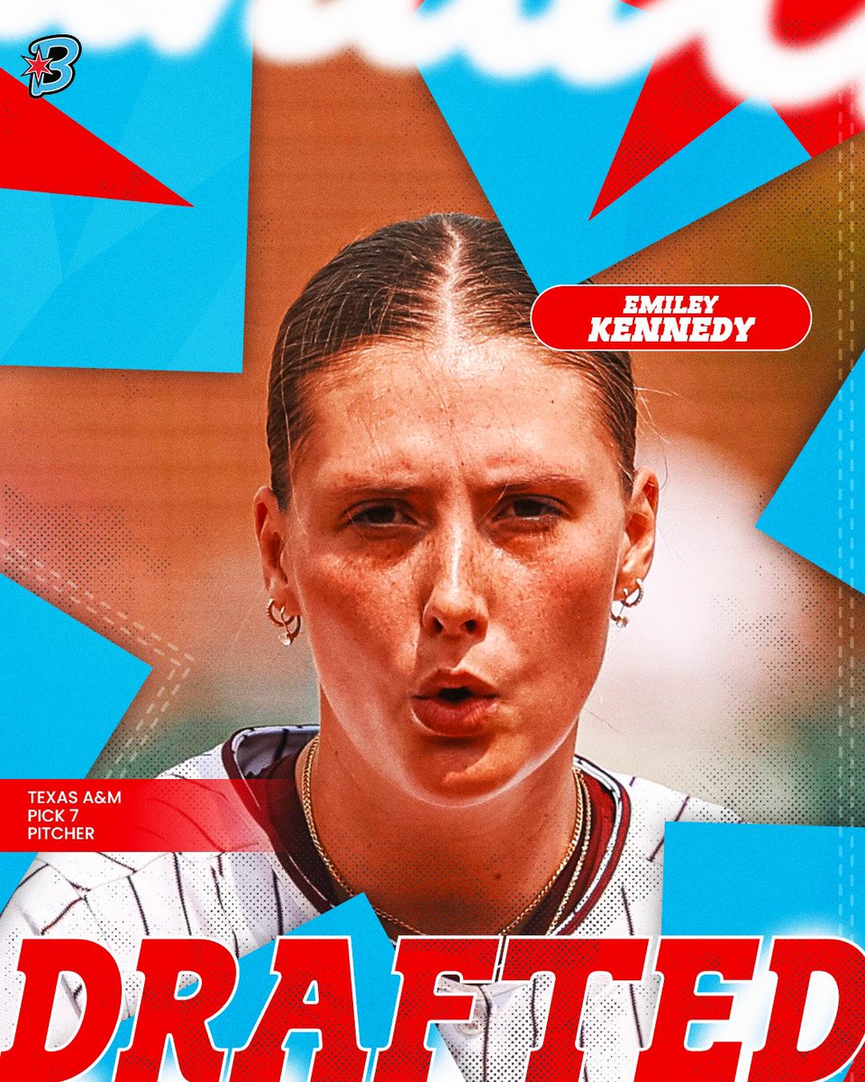 Bandits | Athletes Unlimited Softball League (@ausl_bandits) on Twitter photo LEFTYYYY 🤠
The Bandits have selected <a href="/2021Kennedy/">Emiley Kennedy</a> from <a href="/AggieSoftball/">Texas A&M Softball</a> with the 7th overall pick! LEFTYYYY 🤠
The Bandits have selected <a href="/2021Kennedy/">Emiley Kennedy</a> from <a href="/AggieSoftball/">Texas A&M Softball</a> with the 7th overall pick!