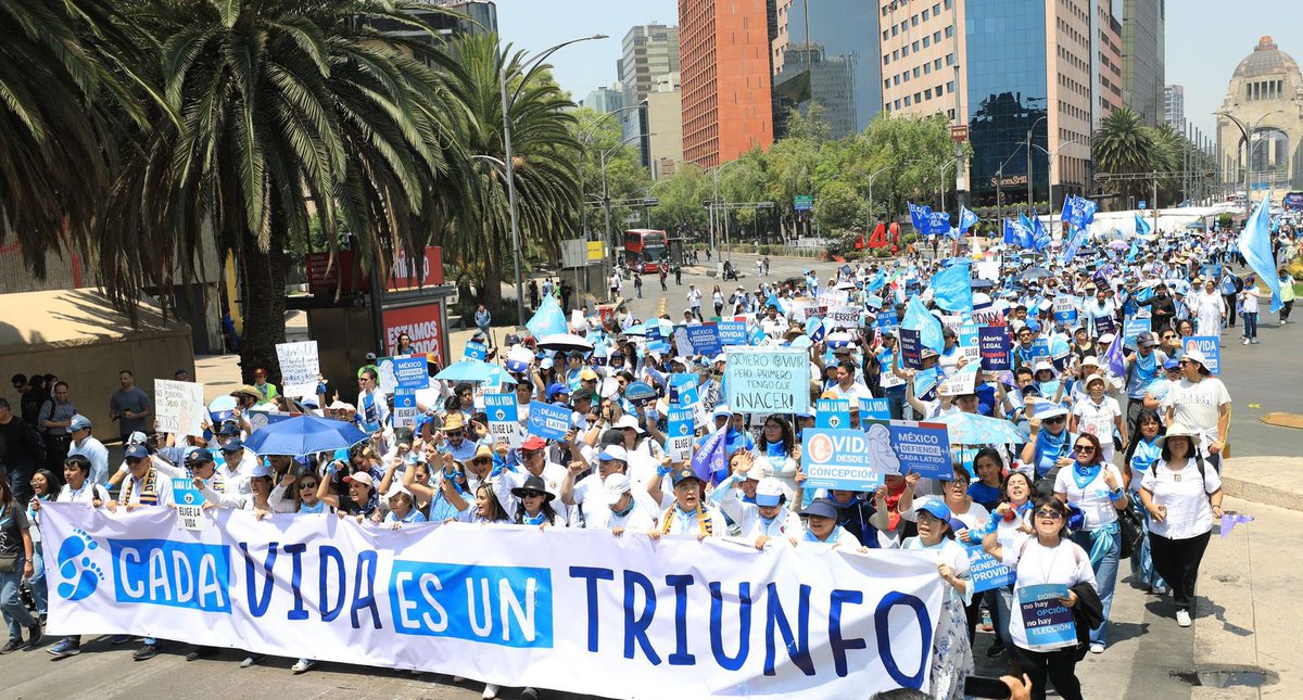 Official_IAGB's tweet photo. Nos encontramos en la #MarchaProVida 2025. Caminando con la convicción de que nuestro #MéxicoValiente defiende al inocente.
¡Alcemos la voz por los bebés que no pueden ser escuchados! https://t.co/5npS0LCans
