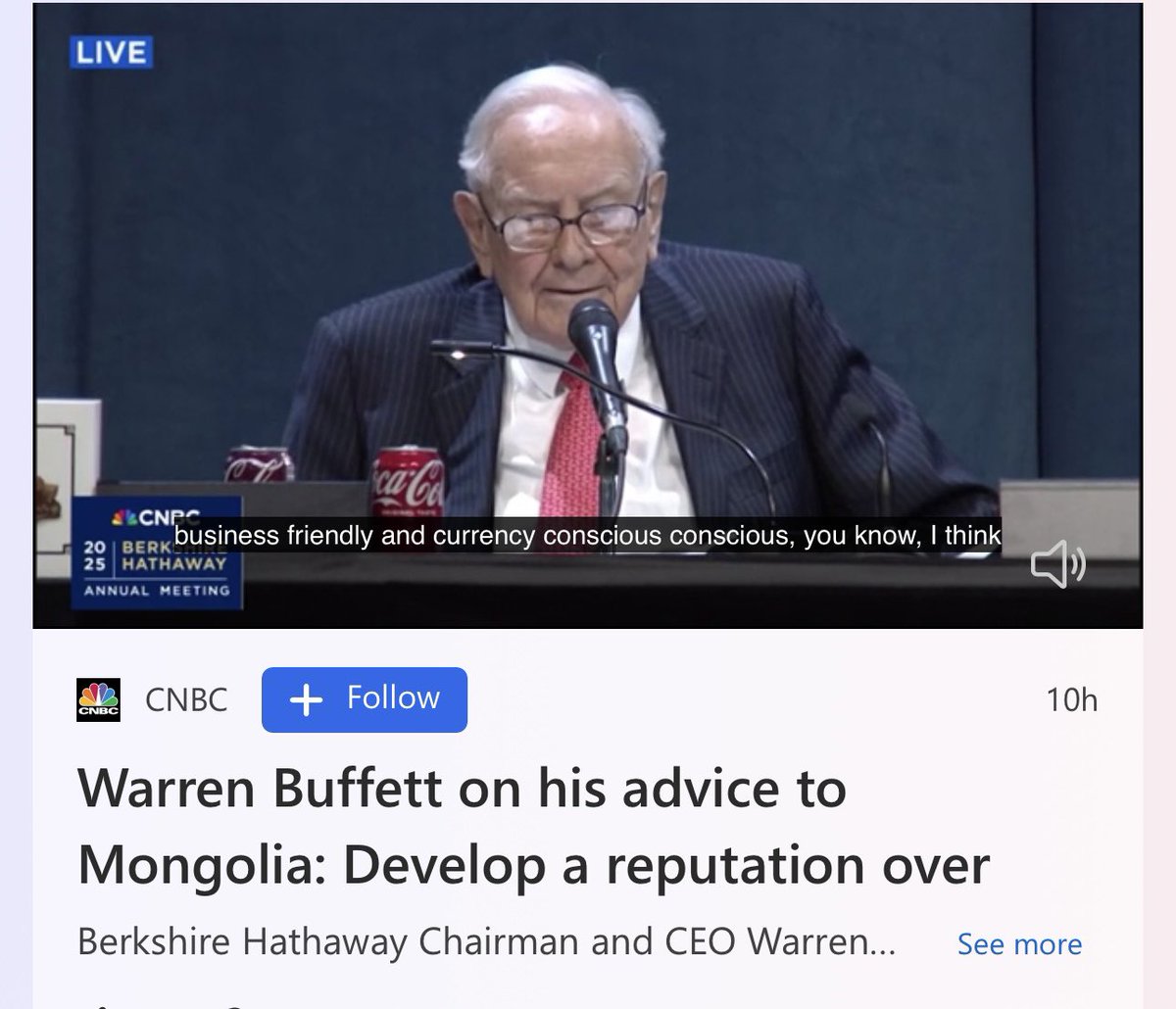 Маш тодорхой л хэлсэн байна. Үндэсний мөнгөн тэмдэгтээ удирдаж чаддаггүй, хувийн хэвшлийг дэмждэггүй газар хөрөнгө оруулалт хийгдэхгүй, нэмээд тэр улсын нэр хүнд шалаар нэг болдог гээд.

Нэр хүндийг бий болгох гэж 20 жил зарцуулдаг бол үгүй хийхийн тулд 5 мин л хангалттай гэж