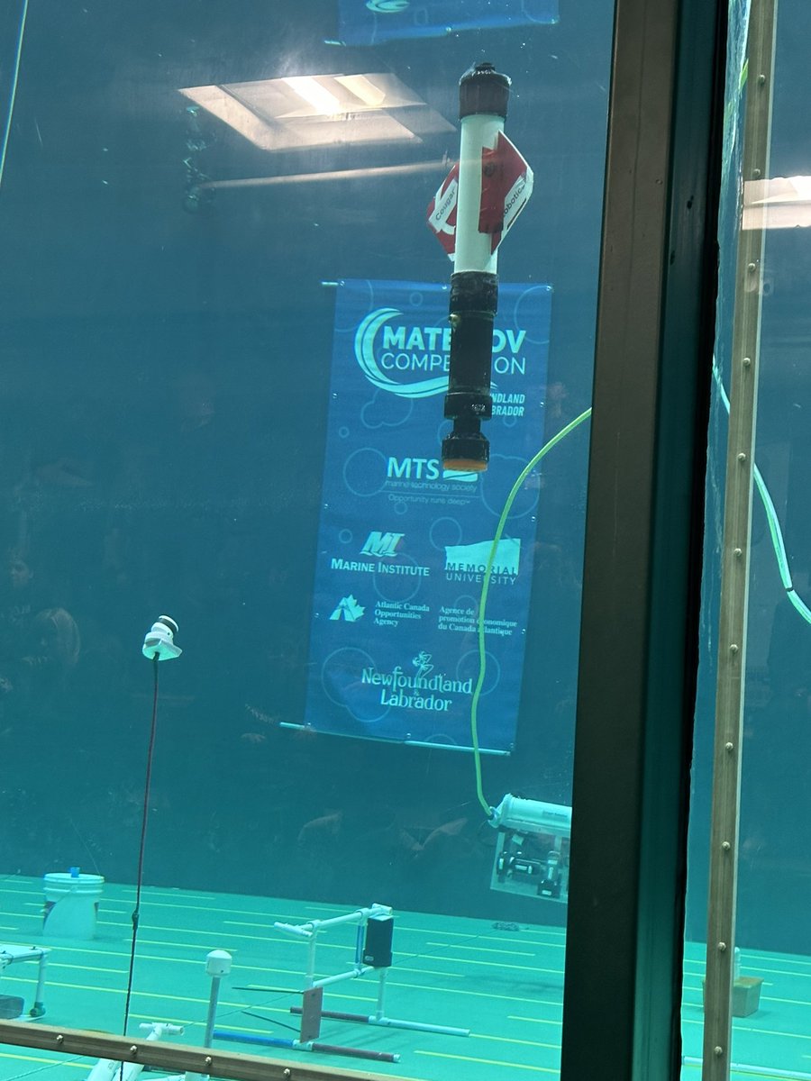 For the second year in a row Clarenville high schools Cougar Robotics are Mate ROV regional champions and will represent Canada at the world championships in Alepna Michigan in June… these kids amaze me! <a href="/AnthonyGermain/">AnthonyGermain</a> look what the kids in your riding are up to!