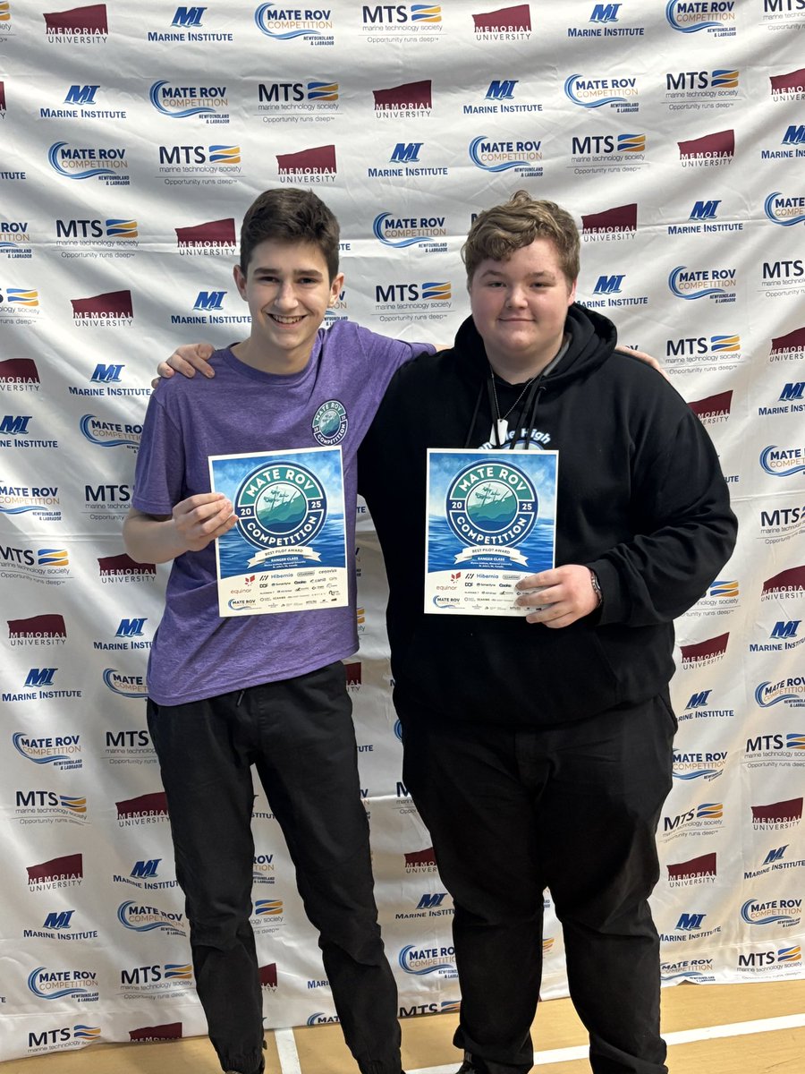 FillierYolanda's tweet photo. For the second year in a row Clarenville high schools Cougar Robotics are Mate ROV regional champions and will represent Canada at the world championships in Alepna Michigan in June… these kids amaze me! @AnthonyGermain look what the kids in your riding are up to! https://t.co/OXbO6C5MnY