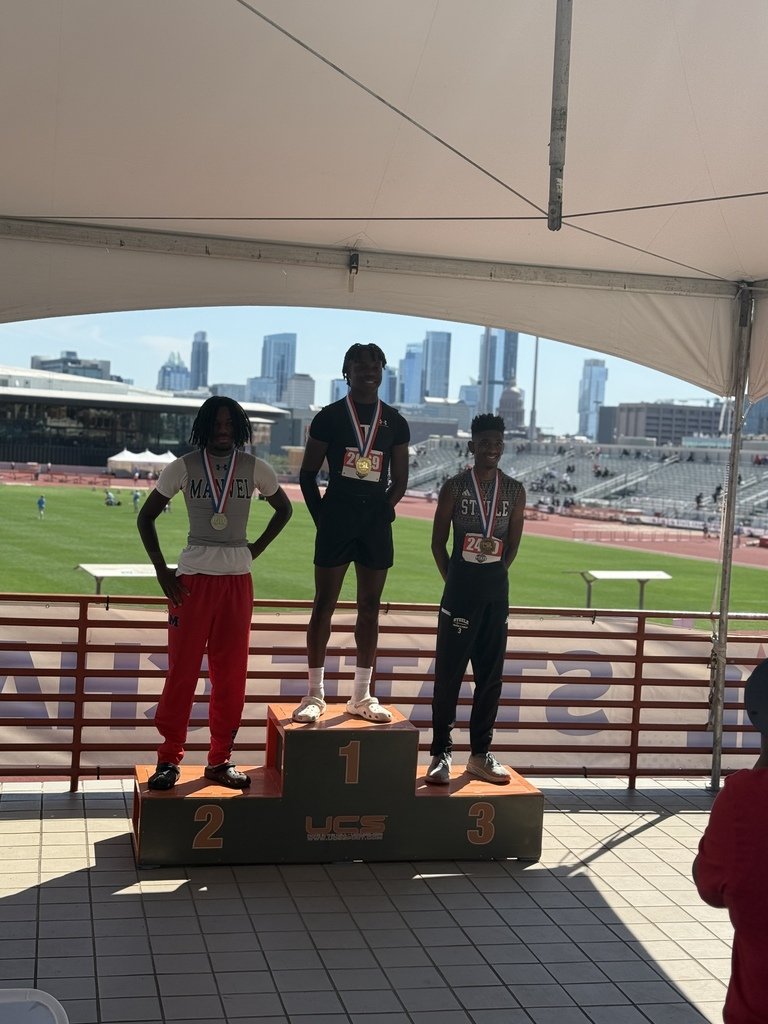 Congratulations to Damerian Clerkley on winning 2nd Place in the Triple Jump at the State Track Meet.  We are so proud of you.
