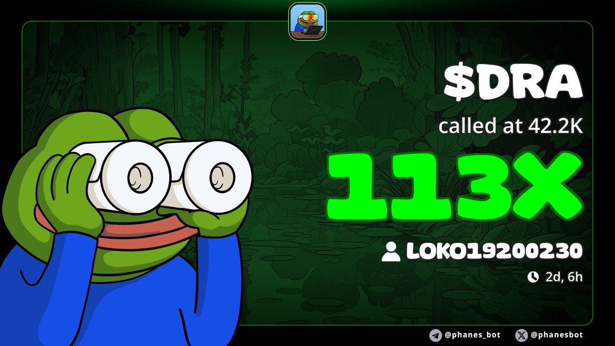 RProofsignals's tweet photo. ¡La CALL de la semana! 📆

+113x 🤑en solo 48h — quienes confiaron, ganaron en grande.
¿Te lo vas a perder la próxima vez? ¡Síguenos y activa notis!”

$Dra

8h3jsXbvBRPKGGRPhoYRHr7ca8qH3tBeaE2S93X1pump https://t.co/ypGA6CIUv8