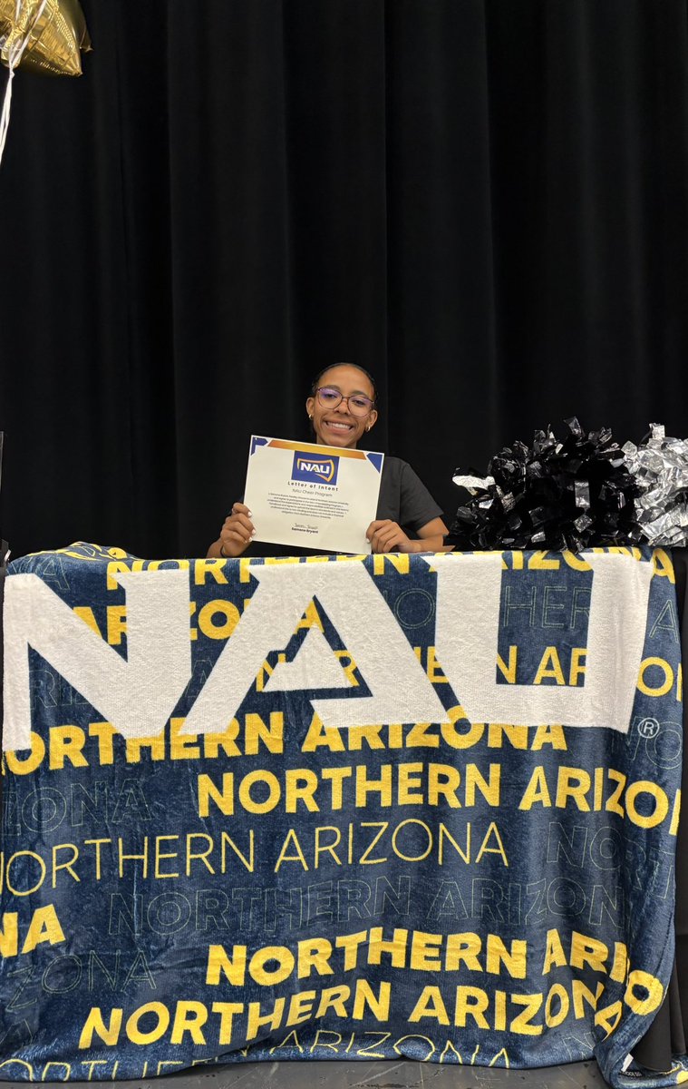 Nate Bryant (@natebryant2025) on Twitter photo This week was Signing Day for my twin! It’s gonna be different not seeing you on my sideline, but I’m proud of you, Samone!
NAU Cheerleading
<a href="/JavierJMorales/">Javier Morales</a> <a href="/SOAZFootball/">Southern Arizona Football</a> <a href="/CodyTCameron/">Cody Cameron</a> <a href="/MicaMountainFB/">Mica Mountain Football</a> This week was Signing Day for my twin! It’s gonna be different not seeing you on my sideline, but I’m proud of you, Samone!
NAU Cheerleading
<a href="/JavierJMorales/">Javier Morales</a> <a href="/SOAZFootball/">Southern Arizona Football</a> <a href="/CodyTCameron/">Cody Cameron</a> <a href="/MicaMountainFB/">Mica Mountain Football</a>