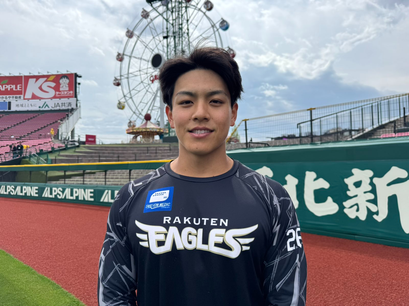 中込 陽翔 | 東北楽天ゴールデンイーグルス 選手名鑑 2025